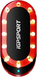 iGPSPORT SR mini Radar Bike Light, 160M Monitoring Distance 20H Battery Life Brake Flash Waterproof Cycling Tail Light