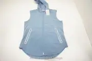 Peter Millar Jameson Flex Adapt Hooded Vest Womens Small Blue 810B 01059108