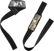custom Cartoon Cute Black and White Cat Lift Straps 26" Power Workouts para personalizar Wrist Straps for Weightlifting, Bodybuilding, Strength Training guantes de gym