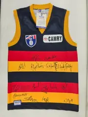 Adelaide Crows AFL 1998 Players Signed Guernsey Jersey With COA