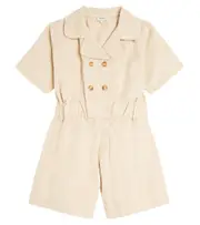 [Donsje] Donsje Hazel cotton playsuit Y 7/8 brown
