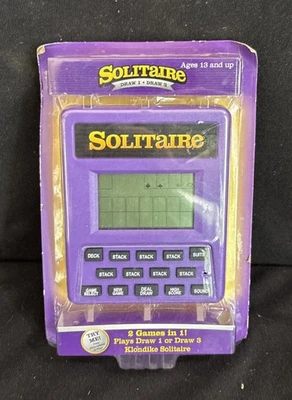 Solitaire Handheld Electronic Game CS3001 - Draw 1 & Draw 3 Klondike -