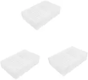 Cabilock 3pcs Packaging Foam Sheets White Shipping Foam Inserts for Phone Protection Craft Packing