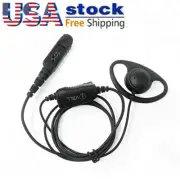 D shape PTT Mic Earpiece For XPR3300 DEP500 DEP550 DEP570 two way Radio