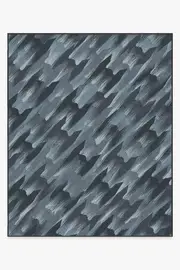 245' x 305' | Machine Washable Runner Rug | Kid & Pet Friendly | Indoor Rug | TIE Fighter Houndstooth Blue Flatwoven Rug | Ruggable