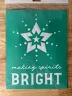Chalk Couture Making Spirits Bright Size B Transfer Stencil 8x10 Retired