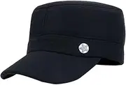 [SAFIGLE] Chunky Cotton Hat for Elderly Fluffy Cold Cap with Ear Coverage for Grandpa Outdoor Warmth and Comfort Cold Days Unique Style Present Option Black