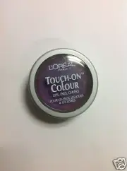 L'Oreal Touch-On Colour For Lips + Eyes & Cheeks ( Downtown Purple ) New.