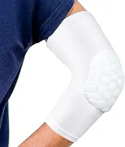Elbow Brace Pad - Honeycomb Padded Elbow Guard,Elbow Arm Compression Pad for Snowboarding, Biking, Basketball, Volleyball Or Roller Skating