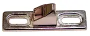 Barton Kramer 488C Chrome Silver Cast Metal Latch Keeper 2.75 H x 0.75 W in.