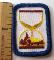Girl Scout IT'S ABOUT TIME BADGE Interest Project Covered Wagon IP Hour Glass