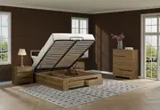 KENDRICK 4 Piece Queen Tall Chest Bedroom Suite