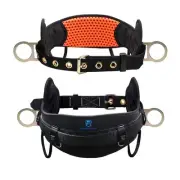 Safety Harness Climbing Belt - Tongue Buckle Safety Belt With Ventable & Mois...