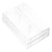 2 Pcs Tape Storage Box Audio Case Cassette Display Vintage Protector Cases
