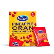 Ocean Spray� Pineapple Cran� Snack Medley, Dried Fruit Snack, 1 oz Pouches, 5 Co