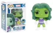 Funko Pop! Vinyl: Marvel She-Hulk GITD Hot Topic #147 With Protector