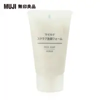 在飛比找momo購物網優惠-【MUJI 無印良品】攜帶用MUJI溫和去角質洗面乳/30g