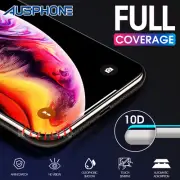 For iPhone 11 Pro X XS Max XR 10D FULL Cover Tempered Glass Screen Protector