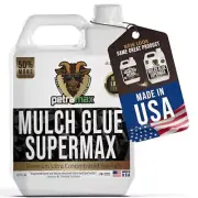 PetraMax SuperMax Mulch Glue - Rock Glue Gravel Glue Gravel Stabilizer and Mu...