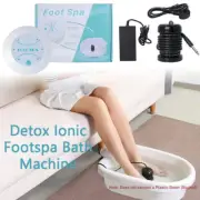 Detox Ionic Foot Spa Bath Machine vibration Whirlpool Care Arrays Aqua Healthy T