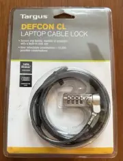 TARGUS Defcon Combination Laptop Computer Lock, PA410U1, new