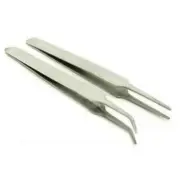 2 Tweezers for Jewelry Beading & Pocket Watch Repair Art Craft Crafts Hobby Tool