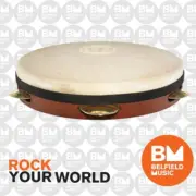 Meinl PA10AB-M Pandeiro 10inch African Brown w/ Goat Head - Brand New