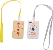 HOMSFOU 4Pcs Practical Id Holders Sliding Design Protectors for Employees Teachers Doctors Portable Name Tag Holders for Easy Identification