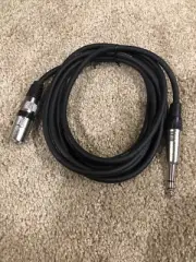 XLR-M to 1/4 TRS 3 meters Oxygen Free Balanced Audio Cable, New