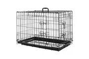 Royale Portable Collapsible Metal Frame Kennel 76cm Cat Dog Puppy Crate Cage