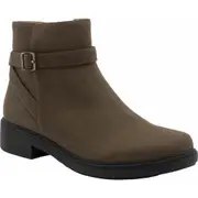 ABEO Compass Buckle Boot in Olive Nubuck - Metatarsal at Nordstrom, Size 6