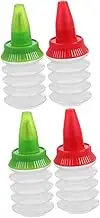 Mikinona 2sets Cookie Decorating Toppings Icing Bottles Nozzles Baking Accessory Pp Material Reusable Portable 2pcs*2 Random Color