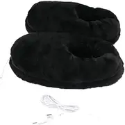 [Generic] Heating Slippers Fur Fine Workmanship Softness Washable Foot Warmer Warming Shoes Household Accessories Winter Supplies