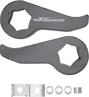 maXpeedingrods 2" Front Lift Forged Torsion Key for Chevy Silverado/GMC Sierra 2500 HD/3500 HD 2011-2019 4WD, Lift Leveling Kit