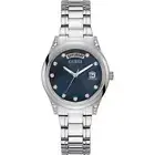 Guess Ladies' Watch GW0047L1 Quartz Silver Stainless Steel Black Dial 36mm