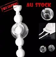 5-100x Clear Roller Blind Chain Stoppers - 4.5mm Ball Cord Locks