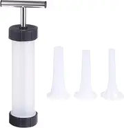Cabilock Plastic Sausage Stuffer Meat Stuffing Maker Sausage Filling Tube Funnel Set