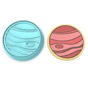Planet Cookie Cutter & Stamp | Planets Space Universe Astronaut Jupiter Saturn