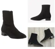New $475 Rag & Bone Aslen Flat Boot In Black Suede Size: 36 (US 6)
