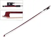 TOPPERFUN Violin Bow 1/4 Size Octagonal Design Brazilwood Stick Ebony Violin Parts