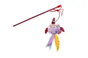 GIGWI HAPPY INDIANS CATWAND OWL WITH FELT