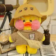 30cm Yellow Lalafanfan Cafe Duck With Clothes Kawaii Plush Toy Stuffed Animal Soft Doll Pillow Creative Birthday Gifts For Girls 30cm high 21