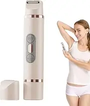 Women's Electric Razor | Lady Bikini Area Shaver,Double Head Bikini Trimmer, Pubic Hair Razor Groomer for Leg Face Underarm