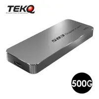 在飛比找PChome24h購物優惠-【TEKQ】583SuperFast_500G Type-C