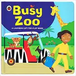 英文童書 BUSY ZOO (忙碌的動物園) 翻翻書 厚紙書 英文原版 繪本【讀書才可愛】