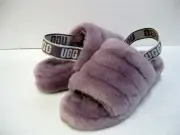 UGG FLUFF YEAH SLIDE WOMEN SANDAL SHADOW US 10 /UK 8 /EU 41