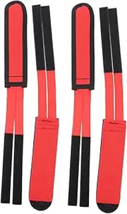 BESPORTBLE 2Pair Adjustable Slip Cycle Footrest Straps Lightweight Replacement Bands for Exercise Bikes Outdoor Bicycles Durable Secure Fit Enhanced Stability