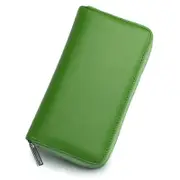 Leather Rfid Card Holder Wallet - Blocking