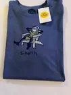 Life is Good Simplify Adirondack Chair XL Tee Slate Blue New with Tags