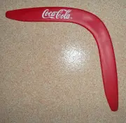 Collectable Advertising Coca Cola Plastic Boomerang.